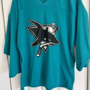 Vintage CCM San Jose Sharks NHL Hockey Jersey Number 9 Size Medium